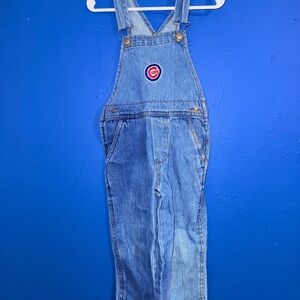 Brandon Sportswear Chicago Cubs Denim Overalls